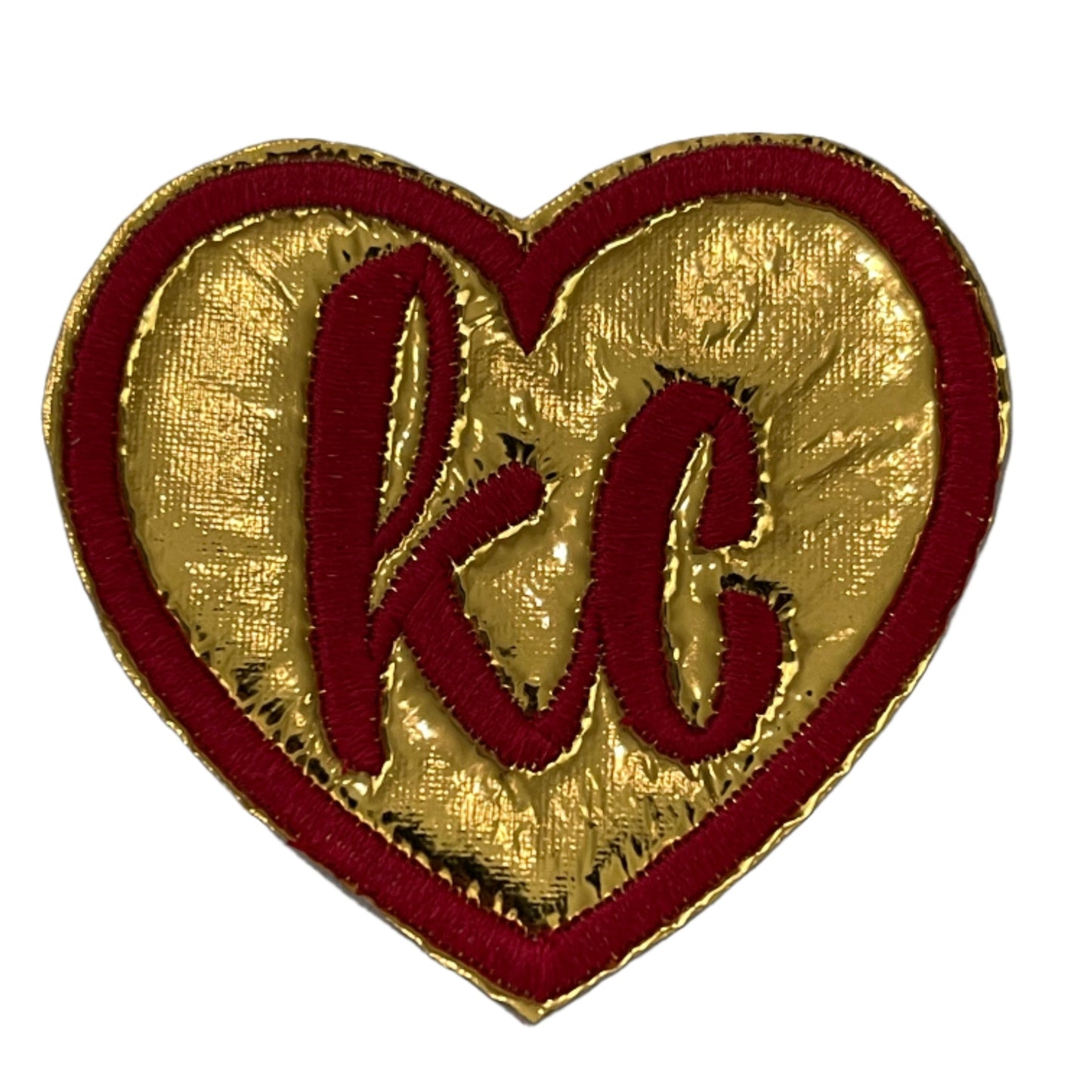 Heart KC Patch - Customizable Trucker Hat Option | Trendy & Stylish in Kansas City Chiefs Colors