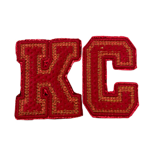 KC Iron-On Patch - Kansas City Chiefs Colors