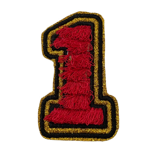 #1 Red & Gold Patch - Inspired by the KC Chiefs