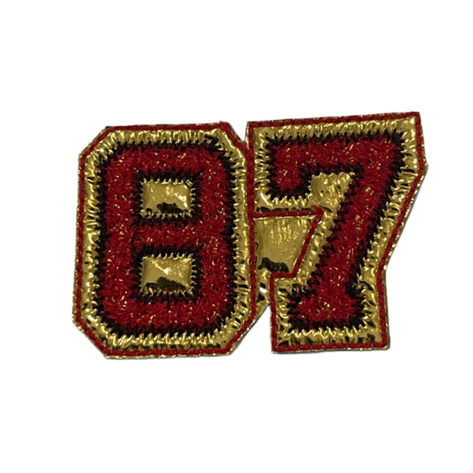Travis Kelce 87 Embroidered Patch - Customizable for Trucker Hats