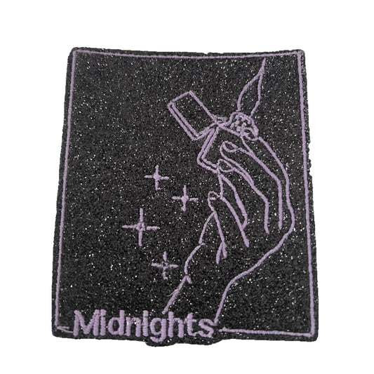 Handmade Glow-in-the-Dark "Midnights" Taylor Swift Album Iron-On Patch