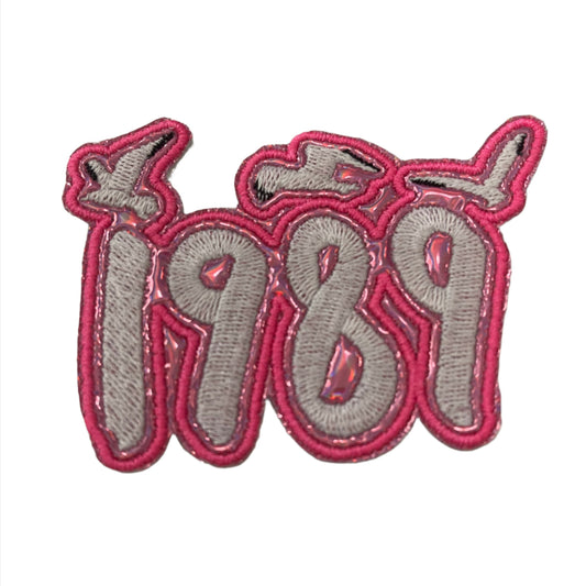 Handmade Taylor Swift "1989" Iron-On Patch - Perfect for Swifties!