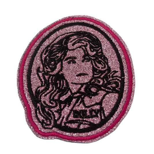 Sparkly Dolly Parton Iron-On Patch - Customizable Trucker Hat Option | Trendy & Stylish