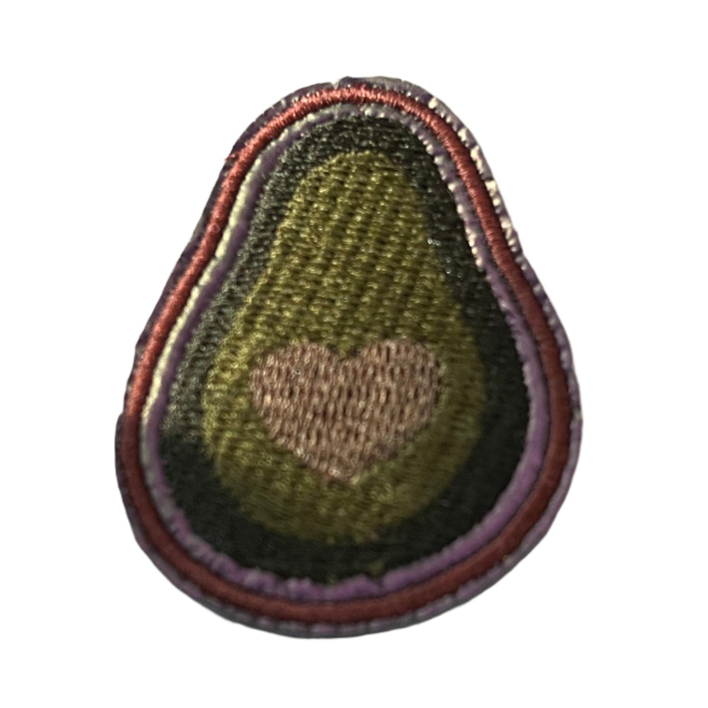 Trendy Avocado Heart Patch - Perfect for Custom Hats and Apparel