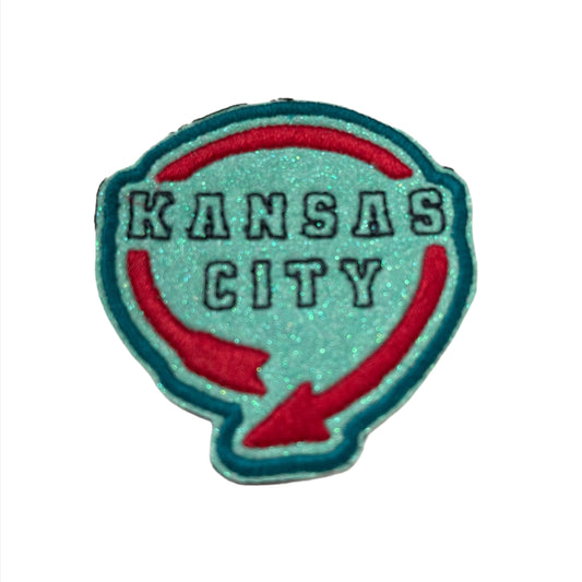 Kansas City Iron-On Patch - Retro Western Auto Building Sign