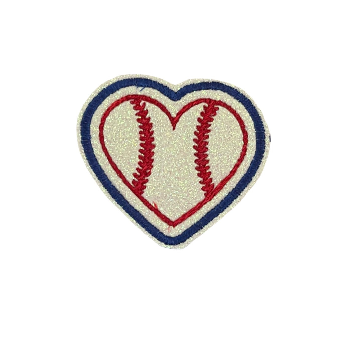 Baseball Heart Patch - Perfect for Hats, Apparel, and Accessories