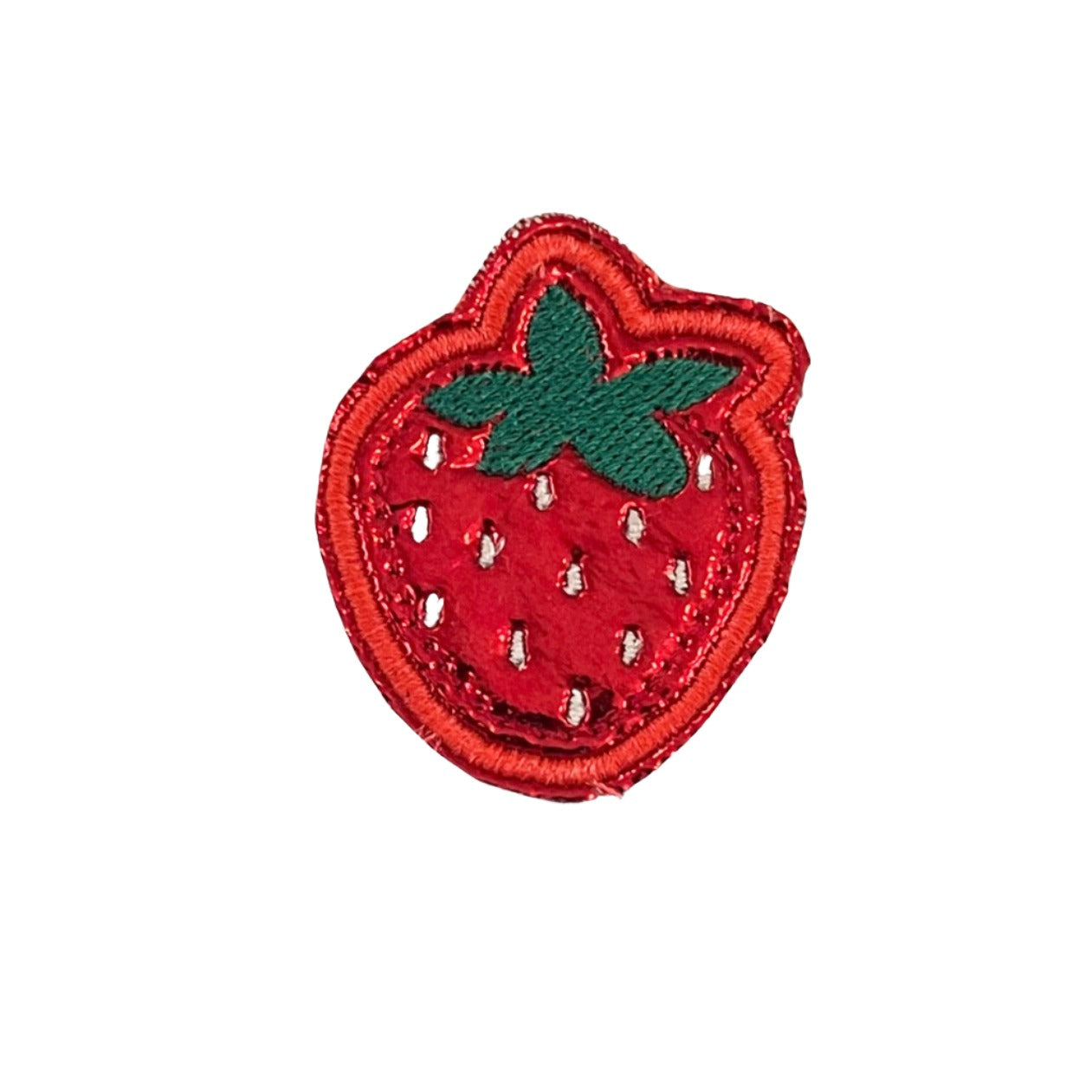 Fresh and Fun Strawberry Embroidered Patch – Customize Your Hat!