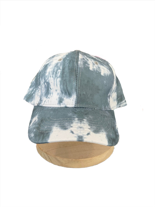 Adult Size - Blue Tie Dye Baseball Hat Slide Adjustment