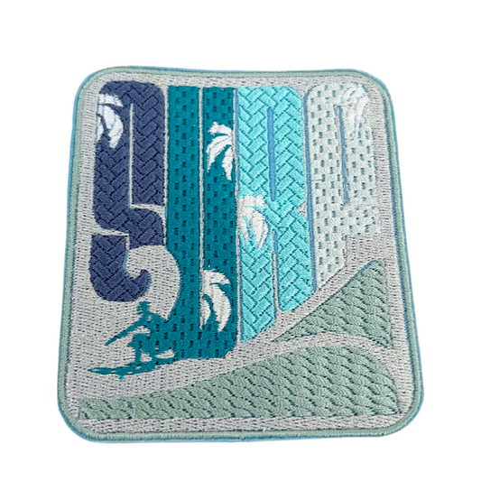 Custom Embroidered Surf Patch – Trendy and Unique