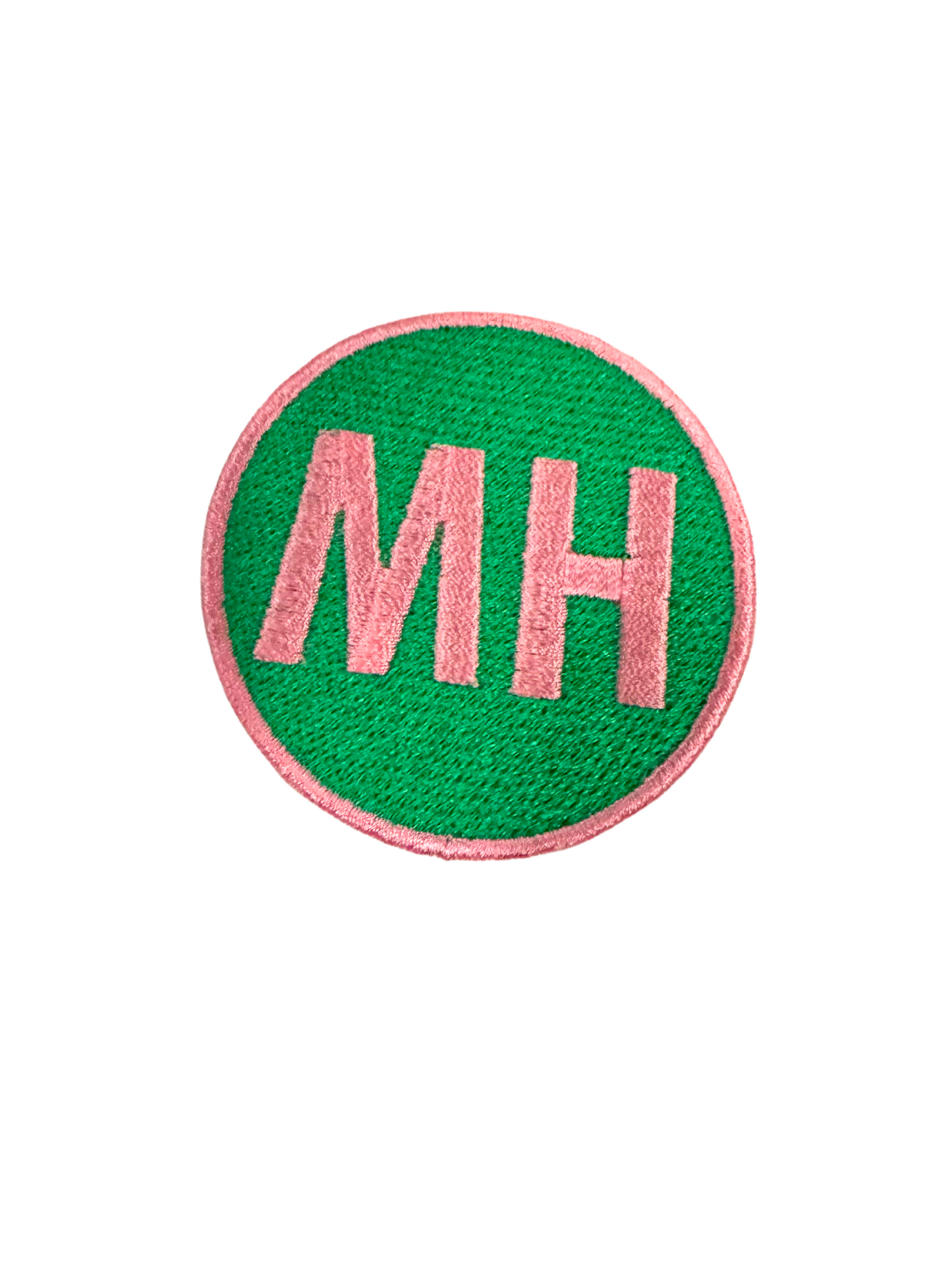 MH PINK ON GREEN