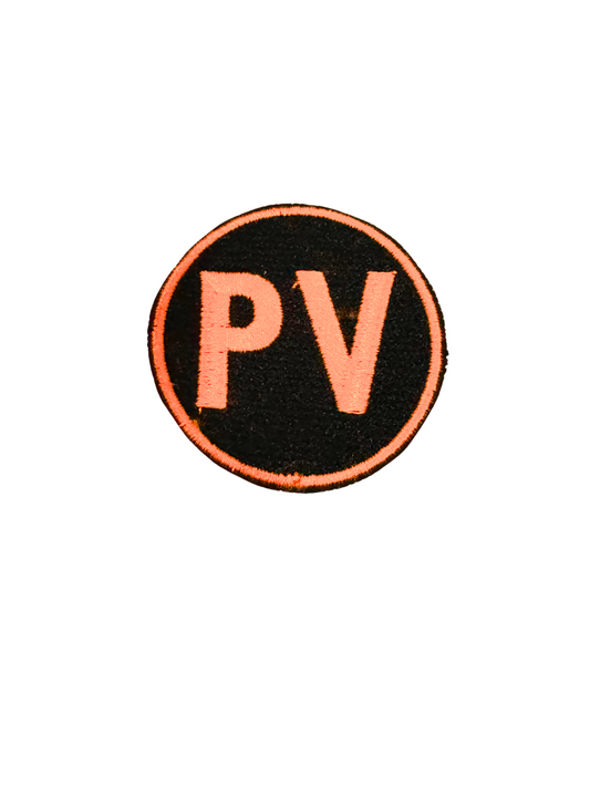 PV SAFETY ORANGE ON BLACK