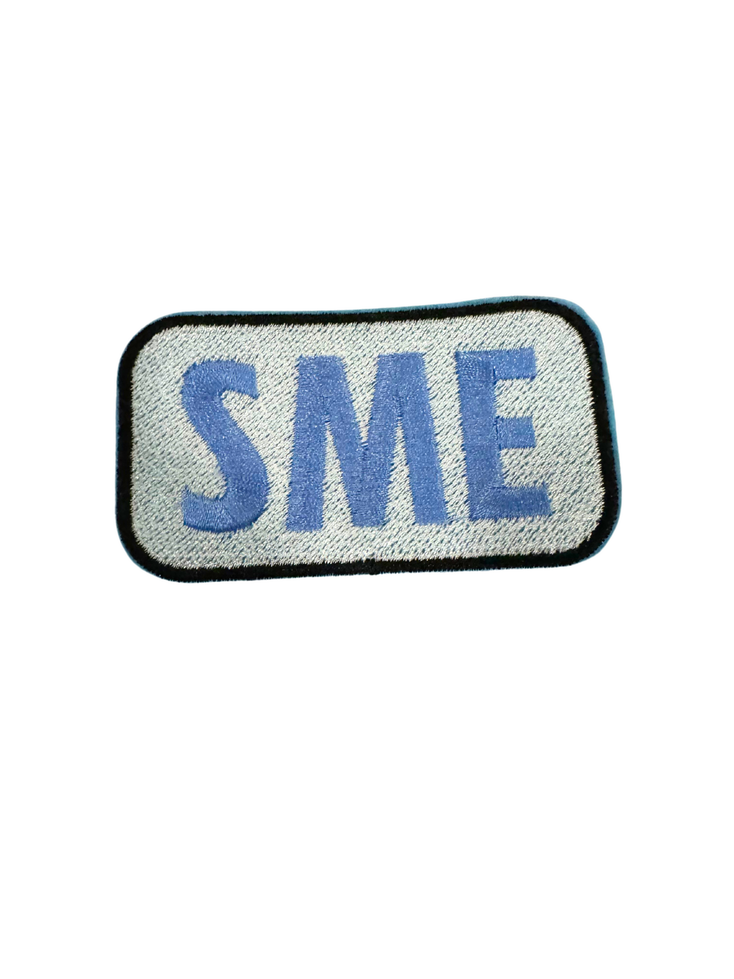 SME patch blue on white