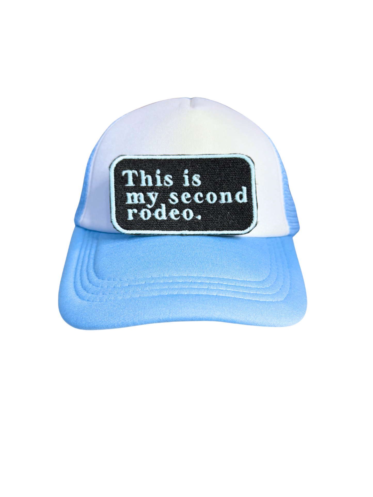 Custom Embroidered "This is My Second Rodeo" Patch – Witty and Unique