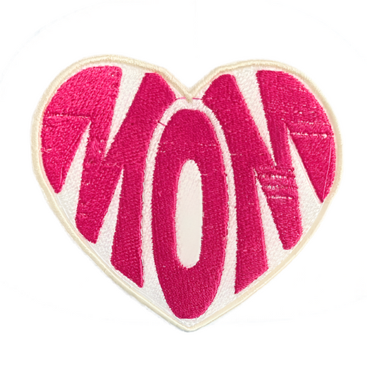 Custom Embroidered MOM Patch – Trendy and Unique