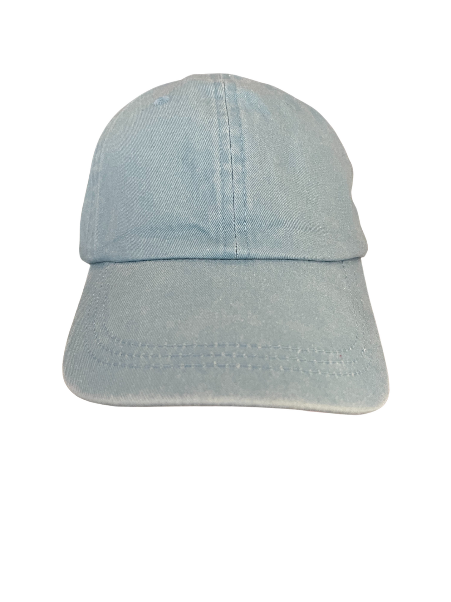 Adult Size - Light Blue Canvas Baseball Hat Slide Adjustment