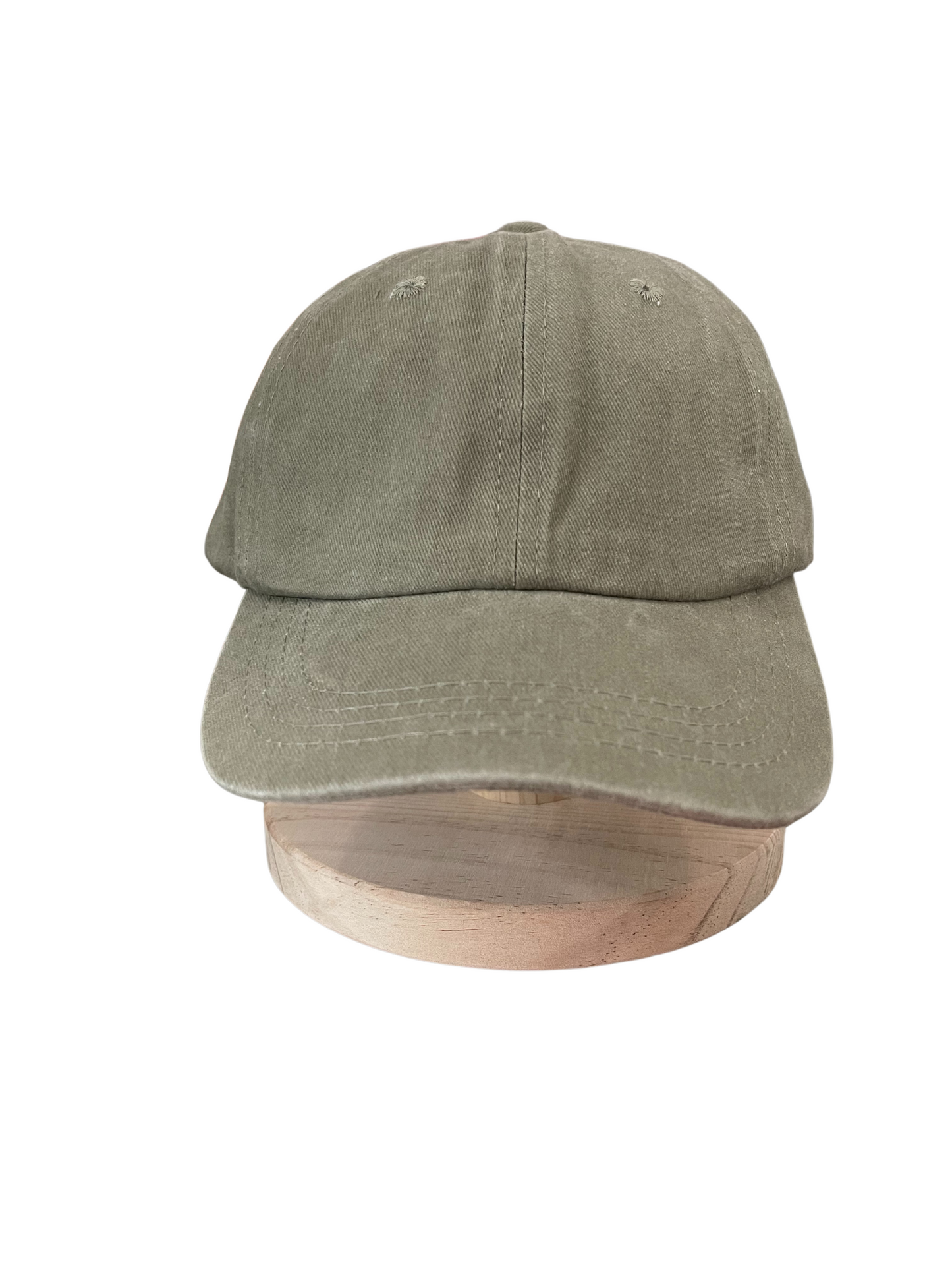 Adult Size - Sage Canvas Baseball Hat Slide Adjustment