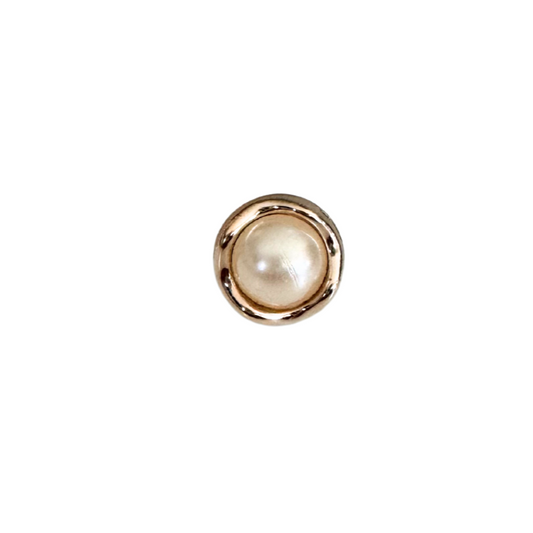 Faux Pearl & Gold Pin